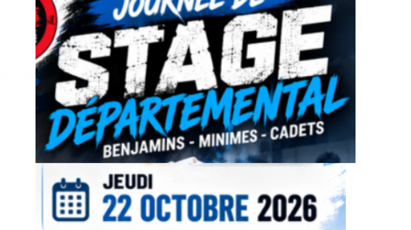 Stage Départemental - 22 octobre 2026